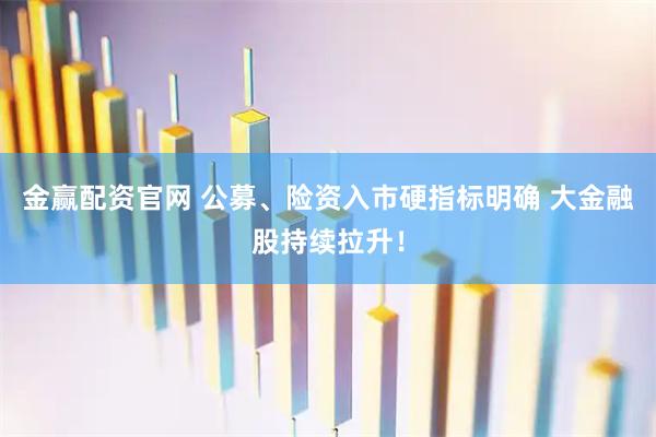 金赢配资官网 公募、险资入市硬指标明确 大金融股持续拉升！